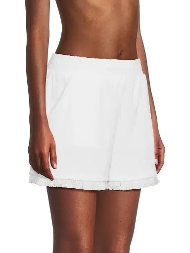 Lilly Pulitzer Women's Riv Terry Coverup Shorts - Resort White Lil Butterfly - Size XL | Thumbnail 4 Lilly Pulitzer Women's Riv Terry Coverup Shorts - Resort White Lil Butterfly - Size XL | Thumbnail 4