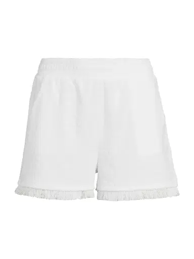 Lilly Pulitzer Women's Riv Terry Coverup Shorts - Resort White Lil Butterfly - Size XL | Thumbnail 1 Lilly Pulitzer Women's Riv Terry Coverup Shorts - Resort White Lil Butterfly - Size XL | Thumbnail 1