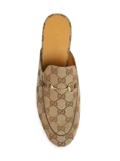 Gucci Women's GG Horsebit Mules - Ebony Nero - Size 11.5 | Thumbnail 4