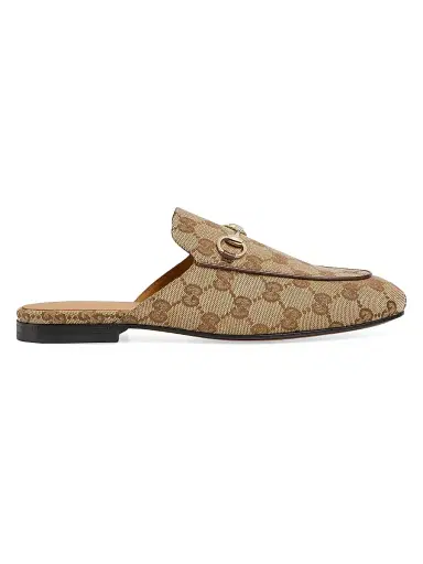 Gucci Women's GG Horsebit Mules - Ebony Nero - Size 11.5 | Thumbnail 1