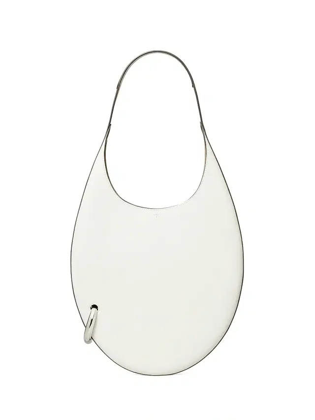 Tory Burch Women's Pierced Leather Shoulder Bag - Whitewash