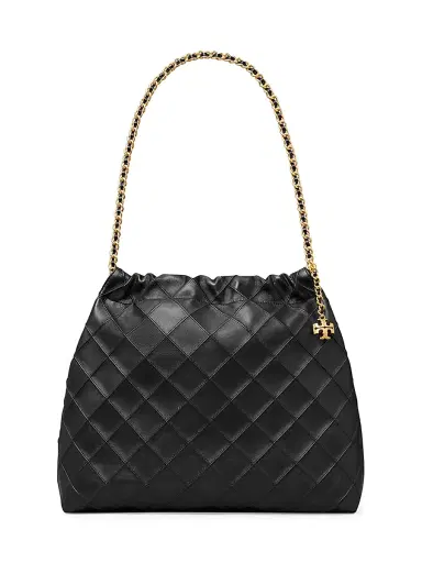 Tory Burch Women's Fleming Quilted Leather Hobo Bag | Thumbnail 1 Tory Burch Women's Fleming Quilted Leather Hobo Bag | Thumbnail 1
