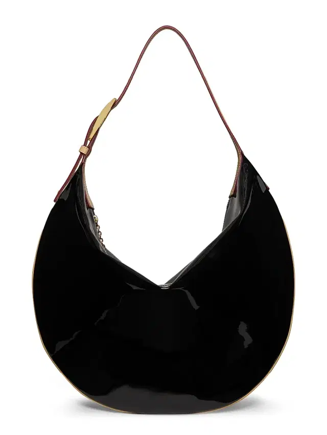 Tory Burch Women's Balloon Patent Leather Shoulder Bag - Black