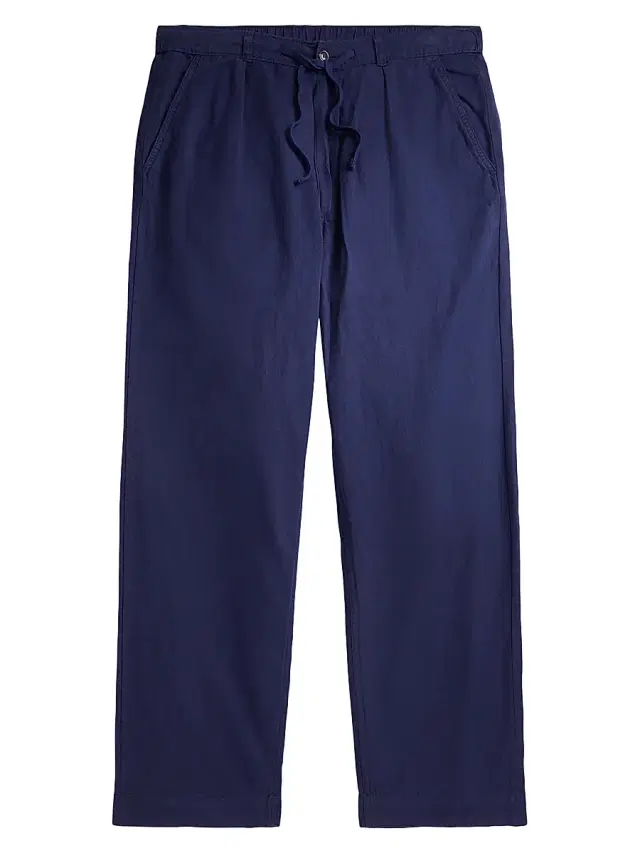 Polo Ralph Lauren Men's Relaxed-Fit Linen-Cotton Pants - Newport Navy