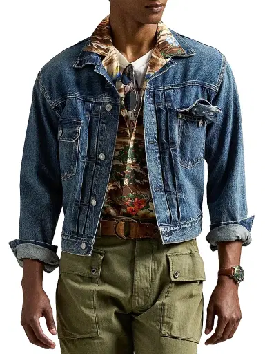 Polo Ralph Lauren Men's Classic-Fit Tropical-Print Camp Shirt - Outrigger Scenic | Thumbnail 7 Polo Ralph Lauren Men's Classic-Fit Tropical-Print Camp Shirt - Outrigger Scenic | Thumbnail 7