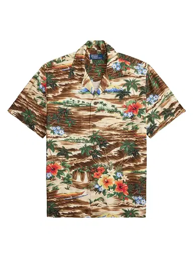 Polo Ralph Lauren Men's Classic-Fit Tropical-Print Camp Shirt - Outrigger Scenic | Thumbnail 1 Polo Ralph Lauren Men's Classic-Fit Tropical-Print Camp Shirt - Outrigger Scenic | Thumbnail 1