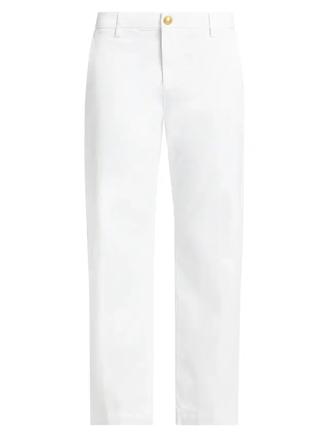 Kobi Halperin Women's Hope Stretch-Cotton Straight-Fit Pants - White