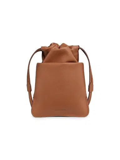 BONASTRE Women's Leather Cloud Drawstring Shoulder Bag | Thumbnail 1