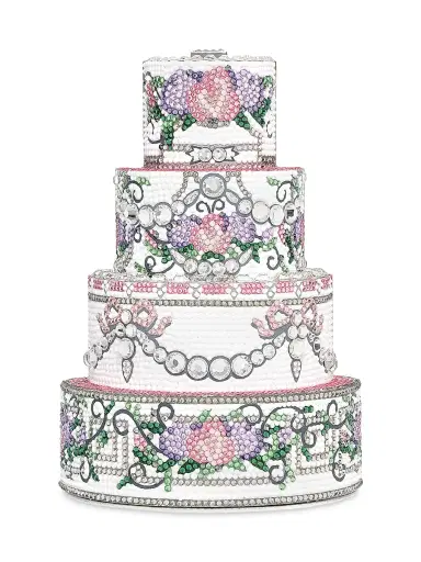 Judith Leiber Couture Women's Tiered Cake Embellished Clutch | Thumbnail 1 Judith Leiber Couture Women's Tiered Cake Embellished Clutch | Thumbnail 1