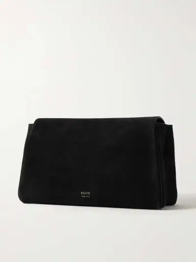 Khaite Audrey Suede Shoulder Bag | Thumbnail 3 Khaite Audrey Suede Shoulder Bag | Thumbnail 3