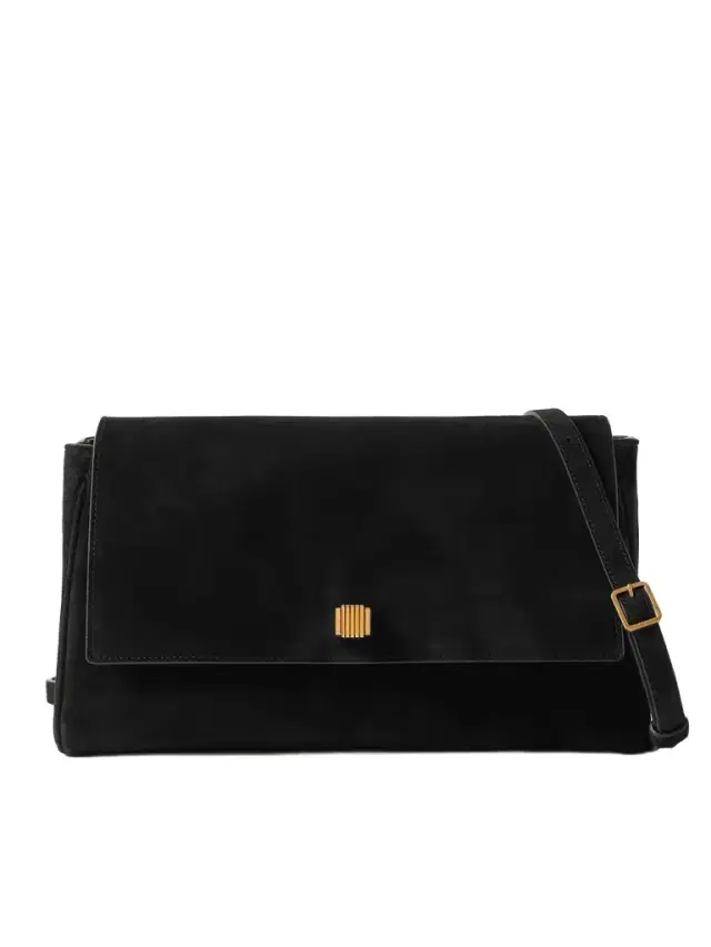 Audrey Suede Shoulder Bag