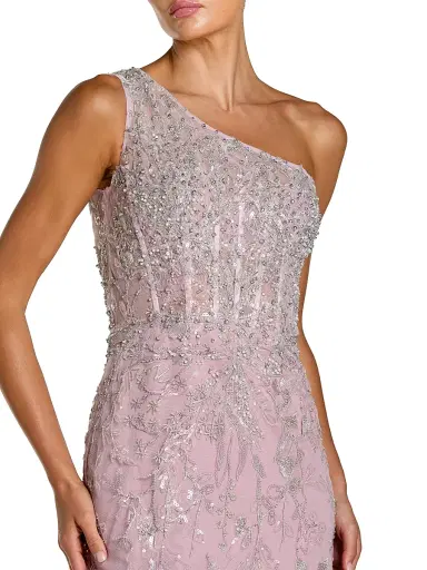 Mac Duggal Women's Embellished One-Shoulder Gown - Lilac | Thumbnail 3