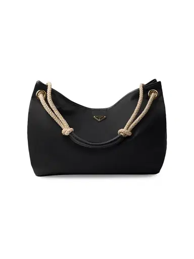 Prada Women's Mariner Large Re-Nylon Shoulder Bag - Black | Thumbnail 1