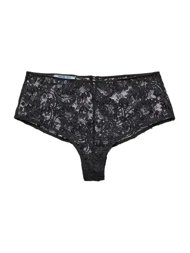 Prada Women's Lace Hipster Panties - Black - Size 3 | Thumbnail 1