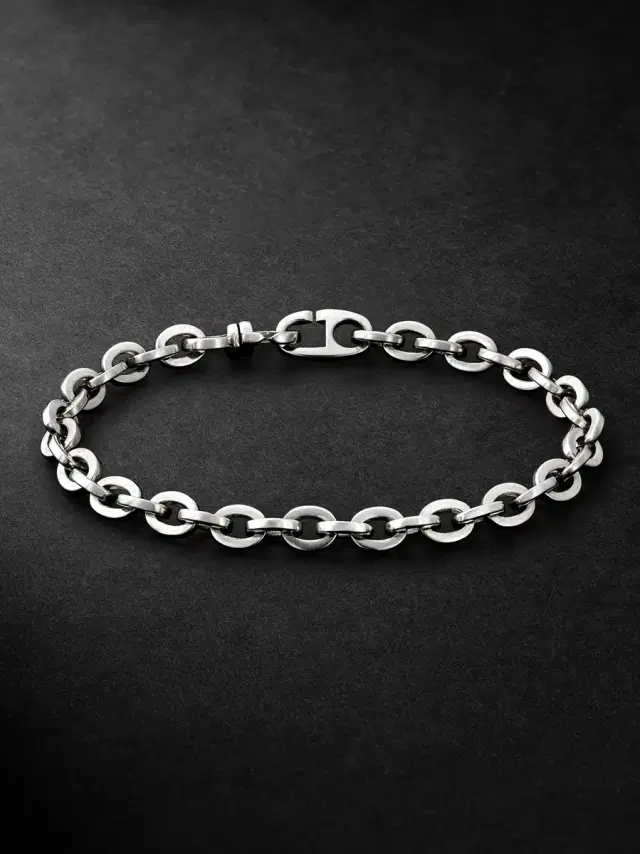 M. COHEN BY MAOR Cuadie Sterling Silver Chain Bracelet - Men