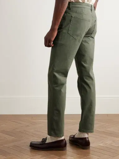 NN07 Tony 1923 Slim-Fit Garment-Dyed Organic Cotton-Blend Twill Trousers - Men | Thumbnail 4 NN07 Tony 1923 Slim-Fit Garment-Dyed Organic Cotton-Blend Twill Trousers - Men | Thumbnail 4