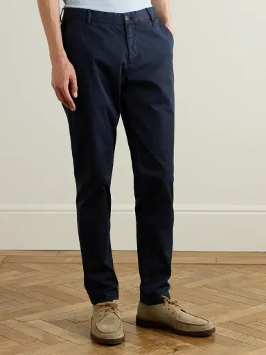 Sunspel Straight-Leg Garment-Dyed Cotton-Blend Twill Chinos - Men | Thumbnail 3 Sunspel Straight-Leg Garment-Dyed Cotton-Blend Twill Chinos - Men | Thumbnail 3