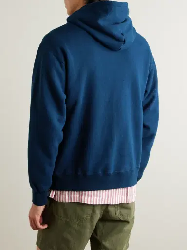 Beams Plus Cotton-Jersey Hoodie - Men | Thumbnail 3