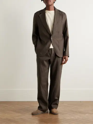 Stòffa Unstructured Washed-Linen Blazer - Men | Thumbnail 2 Stòffa Unstructured Washed-Linen Blazer - Men | Thumbnail 2