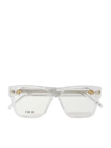DIOR Eyewear CD DiamondO S6I Transparent Square Acetate Glasses - Men | Thumbnail 1 DIOR Eyewear CD DiamondO S6I Transparent Square Acetate Glasses - Men | Thumbnail 1