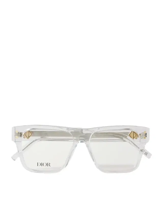 DIOR Eyewear CD DiamondO S6I Transparent Square Acetate Glasses - Men