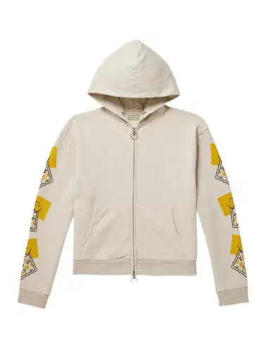KAPITAL Printed Cotton-Jersey Zip-Up Hoodie - Men | Thumbnail 1 KAPITAL Printed Cotton-Jersey Zip-Up Hoodie - Men | Thumbnail 1
