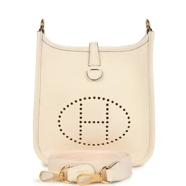 HERMÈS Hermes Evelyne TPM Nata Clemence Gold Hardware | Thumbnail 1 HERMÈS Hermes Evelyne TPM Nata Clemence Gold Hardware | Thumbnail 1
