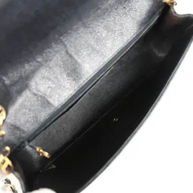 Chanel Vintage Chanel Medium Vertical Flap Bag Black Caviar Gold Hardware | Thumbnail 8 Chanel Vintage Chanel Medium Vertical Flap Bag Black Caviar Gold Hardware | Thumbnail 8
