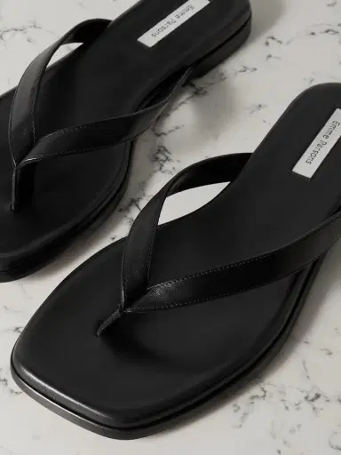Emme Parsons Meta Leather Flip Flops | Thumbnail 4
