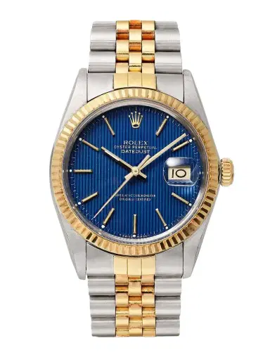 Stephanie Windsor + Rolex Vintage 1988 Oyster Perpetual Datejust Automatic 36mm 18-karat Gold And Stainless Steel Watch, Ref. No. 16013 | Thumbnail 1 Stephanie Windsor + Rolex Vintage 1988 Oyster Perpetual Datejust Automatic 36mm 18-karat Gold And Stainless Steel Watch, Ref. No. 16013 | Thumbnail 1