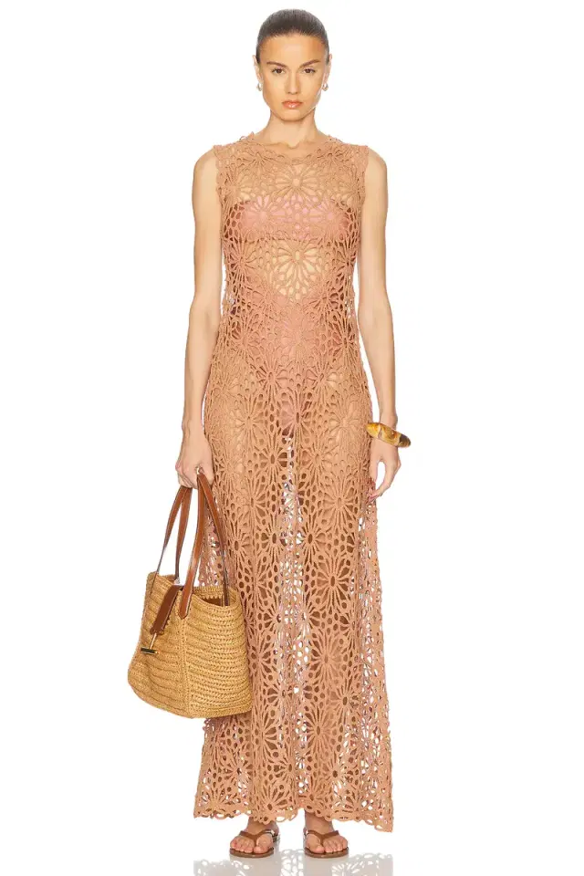 Norma Kamali Sleeveless Swing Maxi Dress