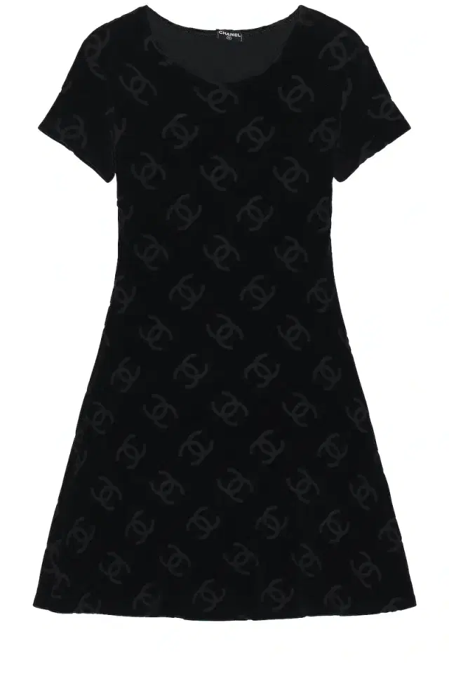 chanel Chanel Velour CC Dress