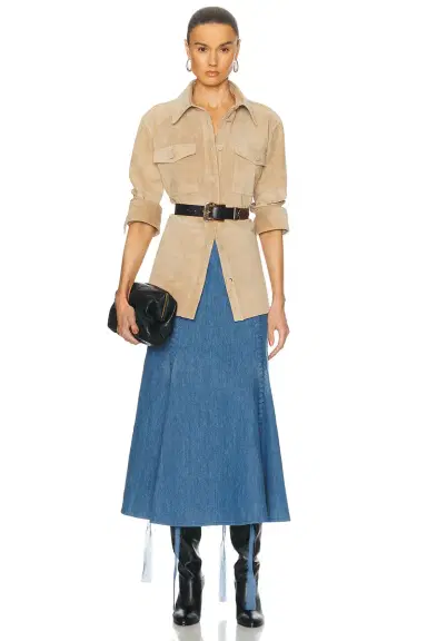 Gabriela Hearst Irene Overshirt | Thumbnail 5