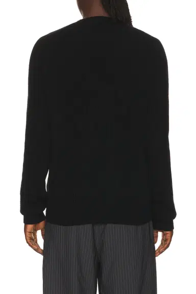 SCHOTT Ribbed Wool Crewneck Sweater | Thumbnail 4