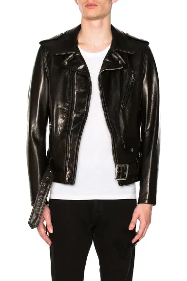 SCHOTT Pebbled Moto Jacket | Thumbnail 3 SCHOTT Pebbled Moto Jacket | Thumbnail 3