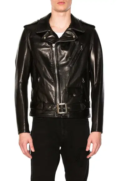 SCHOTT Pebbled Moto Jacket | Thumbnail 4 SCHOTT Pebbled Moto Jacket | Thumbnail 4