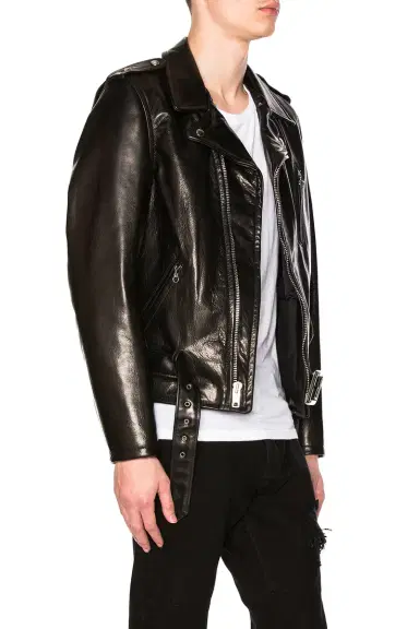 SCHOTT Pebbled Moto Jacket | Thumbnail 5 SCHOTT Pebbled Moto Jacket | Thumbnail 5