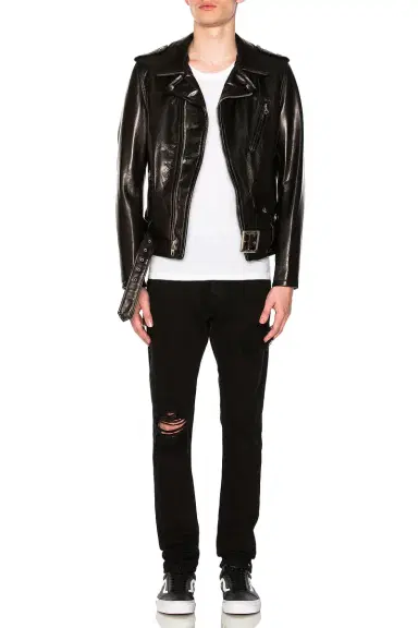 SCHOTT Pebbled Moto Jacket | Thumbnail 7 SCHOTT Pebbled Moto Jacket | Thumbnail 7