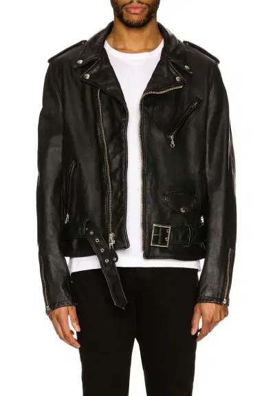 SCHOTT Vintage Fit Moto Jacket | Thumbnail 3 SCHOTT Vintage Fit Moto Jacket | Thumbnail 3