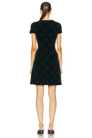 Chanel Chanel Velour Dress | Thumbnail 3 Chanel Chanel Velour Dress | Thumbnail 3