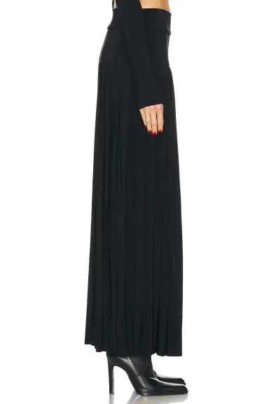 Norma Kamali for FWRD Pleated Long Skirt | Thumbnail 4 Norma Kamali for FWRD Pleated Long Skirt | Thumbnail 4