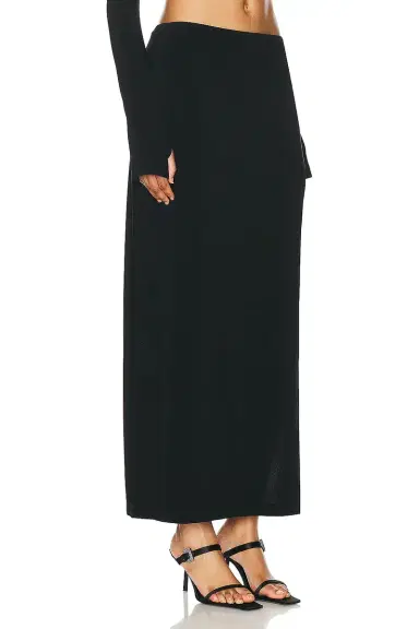 Norma Kamali Marissa Wide Slit Skirt | Thumbnail 2