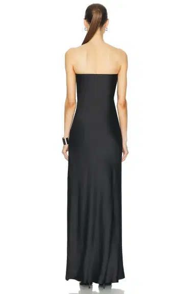Norma Kamali Bias Strapless Gown | Thumbnail 3 Norma Kamali Bias Strapless Gown | Thumbnail 3