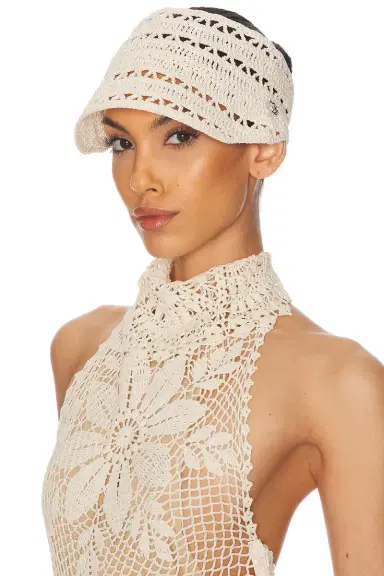 Magda Butrym Crochet Visor | Thumbnail 2 Magda Butrym Crochet Visor | Thumbnail 2