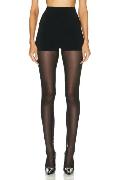 Norma Kamali Legging with Mesh Bottom Footie | Thumbnail 1