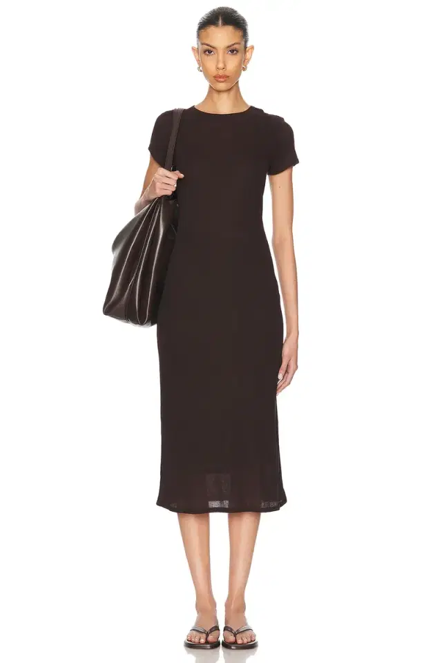 LESET Rozzi Double Layer Tee Dress