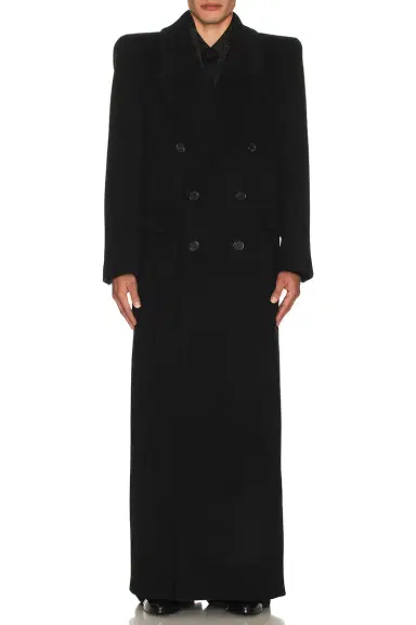 Saint Laurent Manteau Manche Monte Coat | Thumbnail 3 Saint Laurent Manteau Manche Monte Coat | Thumbnail 3