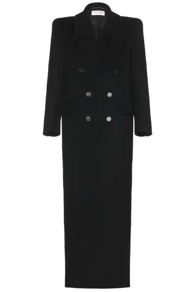 Saint Laurent Manteau Manche Monte Coat | Thumbnail 1 Saint Laurent Manteau Manche Monte Coat | Thumbnail 1