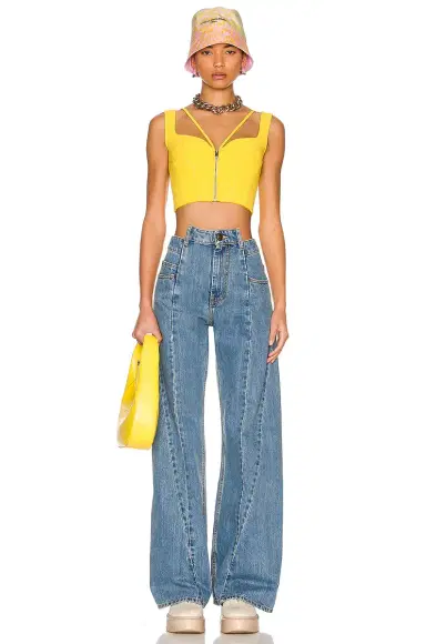 Maison Margiela 5 Pocket Wide Leg Jeans | Thumbnail 4