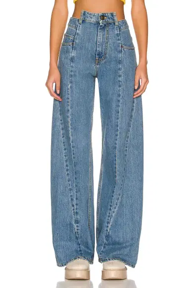Maison Margiela 5 Pocket Wide Leg Jeans | Thumbnail 1